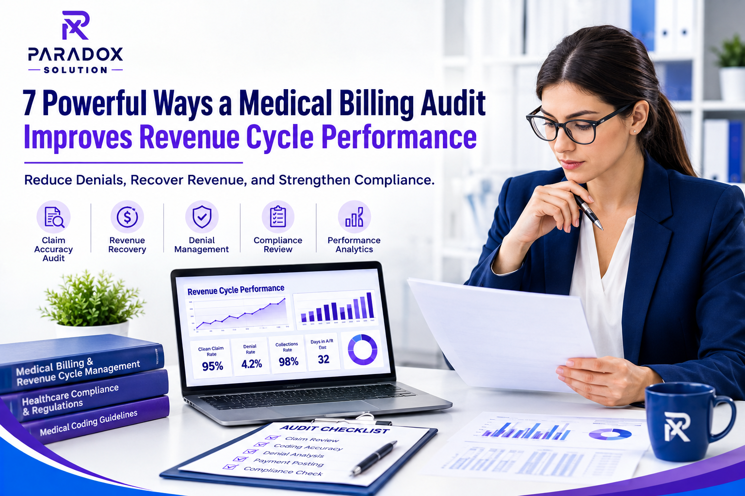Medical Billing Audit Improves Revenue Cycle Performance by reducing claim denials and increasing collections