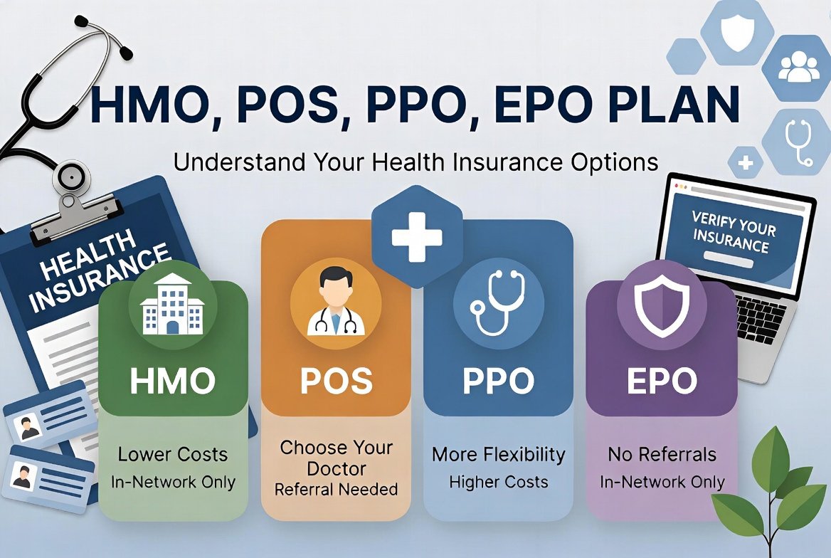 HMO POS PPO EPO Plan comparison chart - Understand Your Health Insurance Options