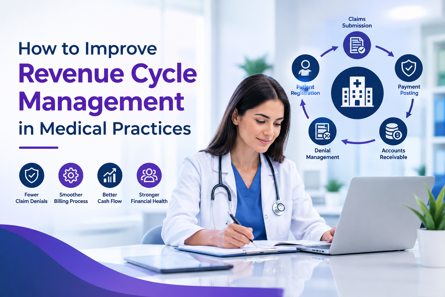 How to improve revenue cycle management in medical practices with accurate medical billing, fewer claim denials, and better cash flow.